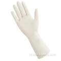 Glove medicale de sterilizare albă de 9 inch de la latex al alb